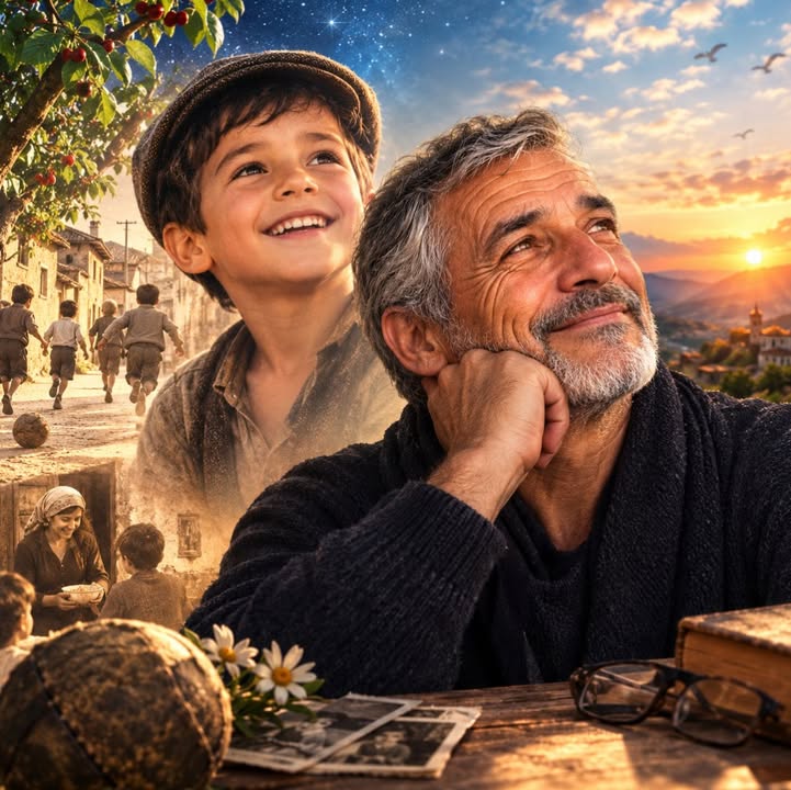 #poème
L’enfant sous les rides

Je n’ai plus vingt ans,
Mais toujours l’âme d’un enfant,
Le cœur qui d’un rien s’émerveille,
Et des rêves plein l’horizon.

Mon genou, 
dans les escaliers, 
craque en montant,
je cherche mes lunettes, 
elles sont sur mon front,

et mes mains, 
parfois, 
laissent tomber le bouton 
en le recousant.

Je n’ai plus vingt ans, 
mais toujours l’âme d’un enfant,
Un cœur qui s’émerveille 
Devant une lumière, 
au moindre rayon,

Qui court encore 
après les rêves d’avant,
Et cherche dans le ciel 
les couleurs d’antan.

Je n’ai plus vingt ans, 
mais j’ai gardé l’enfant,
Un rire au fond des yeux, 
des rêves plein les mains.

Les années passées, 
m’ont appris à être patient,
Mais mon cœur court encore 
sur les mêmes chemins.

Je n’ai plus vingt ans, 
qu’importe mon âge,
J’ai gardé mes rêves 
au fond de mes yeux.

La vie a tourné 
bien des pages,
Mais l’enfant en moi 
rit encore un peu.

Mes cheveux ont blanchi 
sous les vents de la vie,
Mon visage porte 
les traces des saisons,

Le temps a gravé 
ses mots sur ma peau,
Mais mon cœur chante 
toujours aussi haut.

J’ai connu des départs, 
des blessures, 
des oublis,
Des silences plus lourds 
que mille trahisons.

Je revois la ruelle 
et nos courses effrénées,
après avoir volé,
Dans le vieux cerisier,

La poussière 
Dans nos genoux blessés
Et les cailloux 
dans nos poches trouées,

Le pain chaud qu’on rompait 
En fin de journée,
pour aller jouer,
Et ce goût de bonheur 
qui ne coûtait presque rien.

Et nos mères, 
au seuil, 
qui nous appelaient.

Je n’ai plus vingt ans, 
c’est vrai,
Et tant de printemps 
se sont enfuis,

J’ai connu des départs, 
des regrets,
Des soleils éteints 
au milieu des nuits.

Le soir, 
mon dos réclame une chaise,
mes paupières se ferment 
avant le film ;
mais dans ma tête, 
je désobéis à la nuit :

je mange la confiture 
à même le pot,
je tire la langue 
aux adultes,
et je ris tout seul 
sous les draps.

Car au fond de mon cœur, 
rien n’a vraiment changé,
Il reste ce petit garçon 
qui regarde les étoiles,

Qui croit qu’un mot sincère 
peut tout arranger,
Et qu’un sourire suffit 
à soulever les voiles.

Je n’ai plus vingt ans, 
mais j’ai gardé l’enfant,
Ce gamin qui riait 
pour un rien, 
sans raison.

Le temps a pris mes jours, 
jamais mon insouciance :
Il reste dans mon cœur 
une vieille chanson.

Je n’ai plus vingt ans,
Mais j’ai gardé l’enfant.
Les années font leur temps,
Mon cœur a huit ans.

J’ai vu des amis 
prendre le large,
Des amours 
devenir des souvenirs,

J’ai porté mes peines 
comme un bagage,
Sans jamais cesser 
de croire en l’avenir.

Je n’ai plus vingt ans.
Mon corps me le rappelle 
à chaque geste.
Mais mon âme refuse 
De marcher sagement.

Je n’ai plus vingt ans, 
mais j’aime comme autrefois,
Avec cette innocence 
que le temps n’a pas tuée,

Je garde mes colères, 
mes espoirs 
et ma foi,
Et cette folle envie 
de continuer à rêver.

Je revois nos maisons, 
les portes toujours ouvertes,
Les voix de nos parents 
qui nous criaient de rentrer.

Nos promesses d’enfants, 
nos querelles vite offertes
À des jeux retrouvés 
avant la nuit tombée.

Je revois mon père qui rentrait, 
sa veste à la main,
Ma mère qui soufflait 
sur notre soupe,

Et nous, 
qui nous chamaillons  
pour un bout de pain.

Car au fond de moi, 
rien n’a vraiment vieilli,
Il y a toujours 
l’enfant qui sourit,

Celui qui court 
après les papillons,
Qui voit des étoiles 
dans les sillons.

J’ai vu tant de printemps 
s’en aller sans retour,
Tant de visages chers 
disparaître dans la brume,

J’ai appris que la vie 
est un étrange parcours,
Où les joies les plus belles 
ont parfois un goût d’amertume.

Certains visages, 
hélas, 
ne franchissent plus ma porte ;
Leurs voix vivent pourtant 
dans un coin de ma mémoire.

Il suffit d’un prénom 
pour que le temps m’emporte
Vers ces jours disparus 
que je revois chaque soir.

Je revois les soirs 
où l’électricité
S’éteignait soudain 
au milieu du repas.

On rapprochait les chaises, 
on se mettait à raconter 
des histoires 
qu’on n’oubliait pas.

Je n’ai plus vingt ans, 
mais j’ai gardé l’enfant,
Celui qui croit 
encore aux promesses,
Qui pardonne 
malgré les blessures,

Qui cache ses larmes 
sous la tendresse,
Et garde une rose 
au milieu des fissures.

Je ris encore 
devant une simple fleur,
Je m’émeus d’un enfant 
qui joue au bord d’un chemin,

Et je sens battre en moi 
cette éternelle ardeur
Qui fait croire aux lendemains 
quand tout semble incertain.

Je n’ai plus vingt ans, 
mais j’ai gardé l’enfant,
Ce gamin qui riait 
pour un rien, 
sans raison.

Le temps a pris mes jours, 
jamais mon insouciance :
Il reste dans mon cœur 
une vieille chanson.

Je n’ai plus vingt ans,
Mais j’ai gardé l’enfant.
Les années font leur temps,
Mon cœur a huit ans.

Je n’ai plus l’âge 
de faire le fier,
Ni de courir 
après tous les mirages,

Je sais que le temps 
est un courant de rivière
Qui emporte les jours, 
mais pas toujours les visages.

On me dit que le temps 
devrait m’avoir assagi,
Que l’âge impose au cœur 
de marcher en silence,

Mais je refuse d’être 
un rêveur repenti,
Un homme sans printemps, 
prisonnier de l’apparence.

J’ai connu les départs, 
les déceptions, 
les peines,
Les mots qu’on ne dit pas, 
les regrets trop longtemps tus.

J’ai vu se refermer des portes, 
des semaines,
Et des rêves s’éloigner 
sans qu’on les ait revus.

J’ai perdu des amis, 
des voix, 
des adresses,
Des gens dont le rire 
habitait mes étés.

Parfois, 
leur prénom revient 
dans ma tête,
Comme un vieux refrain 
qu’on n’a pas oublié.

J’ai appris 
que la vie est fragile,
Qu’un bonheur tient 
parfois dans une main,

Qu’un sourire peut 
rendre le monde habitable,
Et qu’un peu d’amour 
éclaire un chemin.

Vieillir, 
ce n’est pas renoncer 
à la vie,
Ni laisser les années 
enterrer nos élans,

C’est porter dans son âme, 
malgré les jours enfuis,
Un peu de cette enfance 
qui nous rend vivants.

Un rire d’enfant 
me ramène à moi-même,
Un vieux refrain suffit 
pour réveiller l’été.

Je retrouve, 
en secret, 
ceux que mon cœur aime,
Et les jours de ma jeunesse 
un instant ressuscités.

Je ne suis plus celui 
qui courait dans la rue,
Qui rentrait le soir 
les cheveux pleins de poussière.

Mais quand un enfant rit, 
je me sens revenu
À ce temps 
où demain n’avait rien d’amer.

Alors, 
laissez-moi mes rêves 
un peu fous,
Mes éclats de rire 
et mes étonnements,

Même si le temps 
a changé beaucoup,
Je veux rester cet enfant, 
simplement.

Je n’ai plus vingt ans, 
et alors, 
qu’importe l’âge ?
Mon cœur n’a pas signé 
le pacte du renoncement.

Il reste des soleils 
au détour des nuages,
Des chemins inconnus, 
des bonheurs à présent.

Je n’ai plus vingt ans, 
mais j’ai gardé l’enfant,
Ce gamin qui riait pour un rien, 
sans raison.

Le temps a pris mes jours, 
jamais mon insouciance :
Il reste dans mon cœur 
une vieille chanson.

Je n’ai plus vingt ans,
Mais j’ai gardé l’enfant.
Les années font leur temps,
Mon cœur a huit ans.

Je n’ai plus vingt ans,
Mais toujours l’âme d’un enfant.
Et si mes pas 
sont moins pressés qu’autrefois,
Mon cœur, 
lui, 
n’a pas perdu sa voix.

Et si demain la vie ralentit mes pas,
Si mes mains tremblent un jour 
en caressant la terre,

Je garderai cet enfant 
qui sommeille en moi,
Celui qui croit encore 
aux miracles ordinaires.

Je ne demande plus 
aux années de s’arrêter,
Ni aux êtres aimés 
de revenir sur leurs traces.

Je voudrais simplement, 
tant que je peux marcher,
Garder ce cœur d’enfant 
sous les rides du temps 
qui passe.

Je connais les départs, 
les silences, 
les comptes,
Les mots qu’on ravale 
et les nuits sans sommeil.

Je sais ce que coûte 
un sourire qu’on feinte,
Et le prix d’un pardon 
qui tarde au réveil.

Vieillir n’est pas devenir de pierre,
Ni fermer son âme 
aux premiers printemps ;

C’est porter dans ses yeux 
toute une vie entière
Et garder au fond de soi
L’enfant qu’on était à vingt ans.

Car les années s’en vont, 
les visages se fanent,
Les saisons font leur œuvre 
et les jours sont comptés,

Mais il est une flamme 
que les hivers condamnent
Sans jamais réussir 
à la faire quitter :

Et si mes cheveux blancs 
racontent mes défaites,
Si mes mains ont gardé 
les fatigues du chemin,

Je veux encore m’émerveiller 
devant les fêtes
Que la vie offre parfois 
pour un sourire, 
un rien.

Donnez-moi des billes, 
un vieux ballon crevé,
Une cour, 
quelques voix, 
du soleil sur les pierres :

Vous verrez le vieil homme 
à peine arrivé
Redevenir le gosse 
qu’il était hier.

C’est cette âme d’enfant, 
rebelle 
et lumineuse,
Qui transforme une larme 
en perle de rosée,

Qui fait d’une vie simple 
une histoire merveilleuse,
Et d’un cœur vieillissant 
un jardin de pensées.

Je n’ai plus vingt ans, 
mais j’ai gardé l’enfant,
Et ce gamin en moi 
n’a pas dit son dernier mot.

Tant que mon cœur s’émeut, 
tant que mon âme danse,
Je peux vieillir en paix 
sans devenir vieux.

Je n’ai plus vingt ans,
Mais j’ai gardé l’enfant.
Les années font leur temps,
Mon cœur a huit ans.

Je n’ai plus vingt ans, 
mais je n’ai pas tout perdu :
J’ai des souvenirs 
plein les poches 
et des rêves plein la tête.

Je sais 
que le bonheur se cache 
dans l’imprévu,
Dans un rire partagé, 
dans une chanson qu’on répète.

Un jour, 
mes pas seront plus lents 
qu’autrefois,
Mes mains trembleront 
en ouvrant ma fenêtre.

Mais si quelqu’un m’appelle 
par mon doux nom d’enfant,
Je tournerai la tête 
avant même de paraître.

Et lorsque viendra l’heure 
de regarder derrière,
Je ne compterai pas les rides 
de mon visage,

Mais les éclats de rire, 
les amours, 
les lumières,
Et tous ces petits riens 
qui font le prix de l’âge.

Car je ne dois pas tout 
aux années qui s'en vont,
Ni mes rides aux hivers, 
ni mes cheveux au vent.

J’ai grandi, 
c’est certain, 
j’ai changé de saison,
Mais je n’ai jamais su 
renvoyer mon enfant.

Je n’ai plus vingt ans, 
mais toujours l’âme d’un enfant.
Et si la vie m’a appris 
à marcher dans la peine,

Je veux garder ce cœur 
qui s’étonne du vent,
Car tant qu’on sait rêver, 
la jeunesse demeure humaine.

Je n’ai plus vingt ans,
Mais j’ai gardé l’enfant.
Les années font leur temps,
Mon cœur a huit ans.

Que m’importe le temps, 
ses départs, 
ses adieux,
Tant que mon cœur s’émeut 
devant un ciel immense ?

On peut vieillir dehors, 
les cheveux devenus vieux,
Et garder vingt ans dedans, 
au royaume de l’enfance.

Djamel Metref
At Yenni le 10 Octobre 2016

Lire sur le site :
https://lesmotsdunmontagnard.github.io