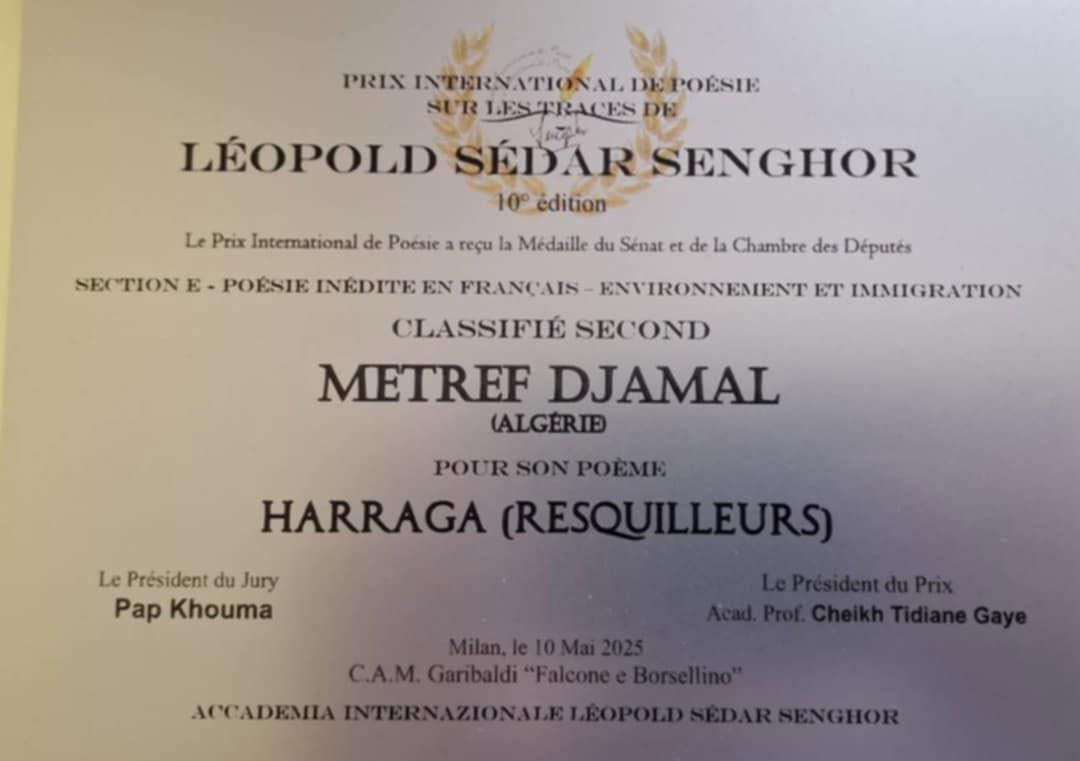 Illustration accompagnant « HARRAGA (Resquilleurs) » dans sa publication Facebook.