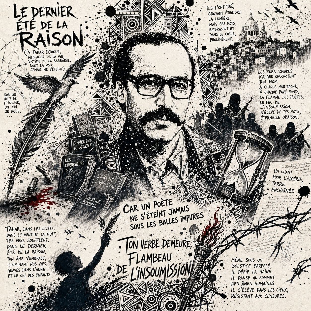 Illustration accompagnant « Le dernier été de la raison » dans sa publication Facebook.