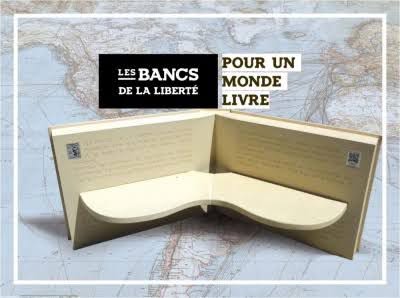 Illustration accompagnant « Les bancs de la liberté » dans sa publication Facebook.