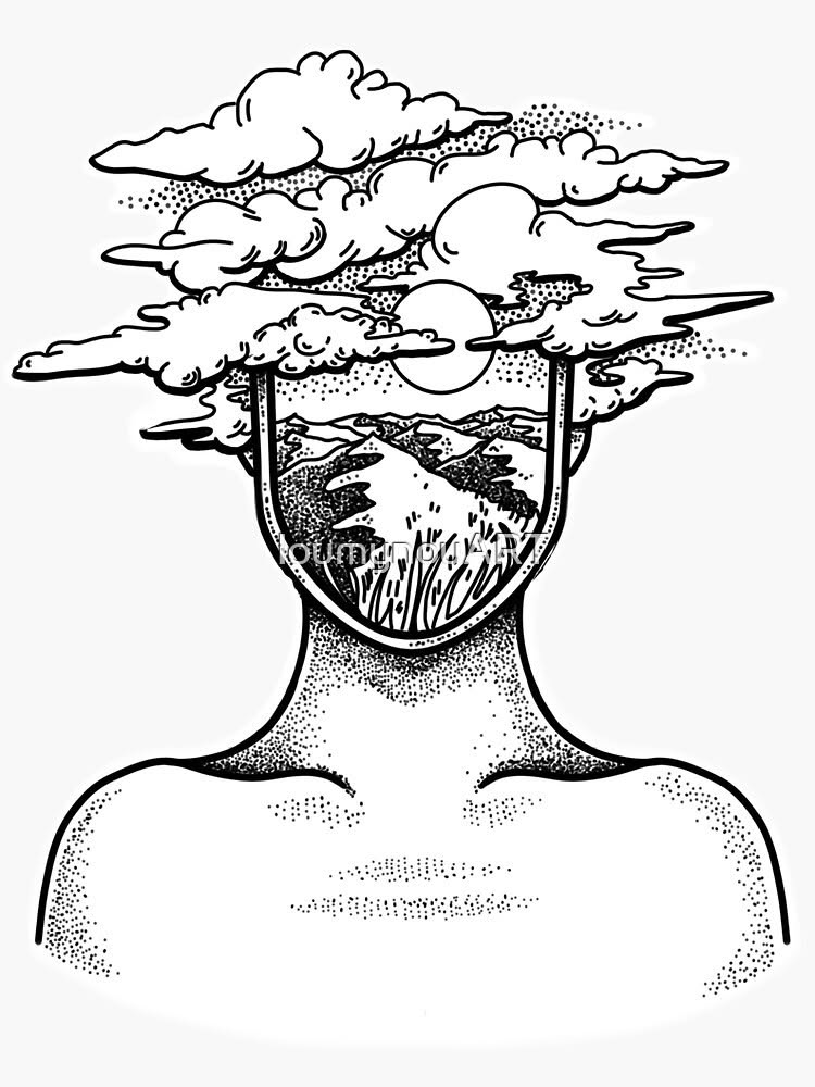 Illustration accompagnant « Silence intérieur » dans sa publication Facebook.